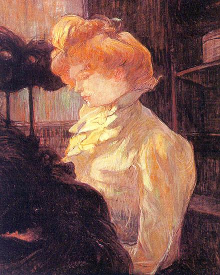  Henri  Toulouse-Lautrec The Milliner china oil painting image
